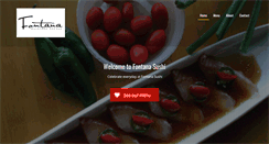 Desktop Screenshot of fontana-sushi.com